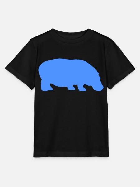 nilpferd - Stanley/Stella Kinder T-Shirt MINI CREATOR - Schwarz