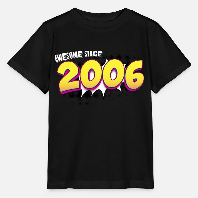 Retro 17. Geburtstag im Pop Art Comic Stil - Stanley/Stella Kinder T-Shirt MINI CREATOR  - Schwarz