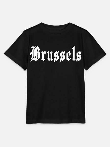 Bruxelles - T-shirt bio MINI CREATOR Stanley/Stella Enfant - noir