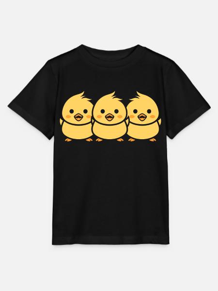 Küken - Stanley/Stella Kinder T-Shirt MINI CREATOR  - Schwarz