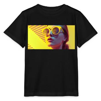 Réflexions d’été - T-shirt bio MINI CREATOR Stanley/Stella Enfant - noir - Devant - Mikhail (115cm)