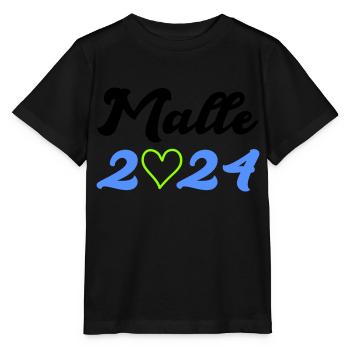 malle 2024 heart - Stanley/Stella Kinder T-Shirt MINI CREATOR  - Schwarz - Vorne - Mikhail (115cm)