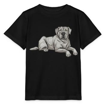 Silver Labrador Retriever Silver Lab - Stanley/Stella MINI CREATOR Kids’ T-Shirt - black - Front - Mikhail (115cm)