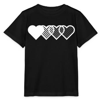 Herzen - Stanley/Stella Kinder T-Shirt MINI CREATOR  - Schwarz - Vorne - Mikhail (115cm)