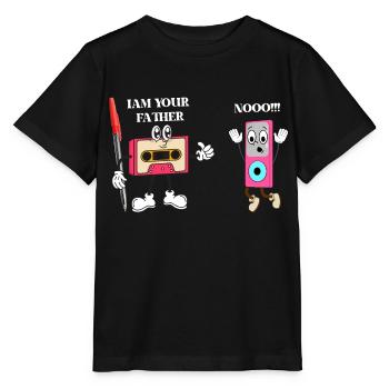 I’m Your Father|Funny Father Gifts| Funny Retro - Stanley/Stella MINI CREATOR Kids’ T-Shirt - black - Front - Mikhail (115cm)