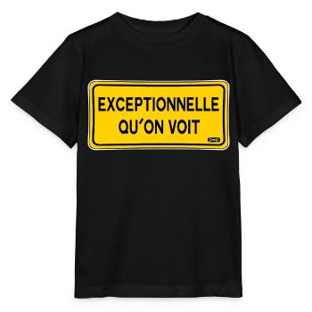 Exceptionnelle qu'on voit - T-shirt bio MINI CREATOR Stanley/Stella Enfant - noir - Devant - Mikhail (115cm)
