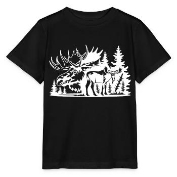 Suède Suède Viking Nordique Scandinavie Solstice d’été - T-shirt bio MINI CREATOR Stanley/Stella Enfant - noir - Devant - Mikhail (115cm)
