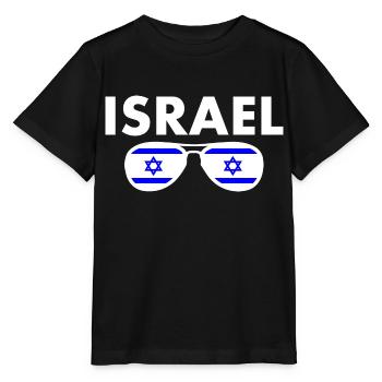 Israël - T-shirt bio MINI CREATOR Stanley/Stella Enfant - noir - Devant - Mikhail (115cm)