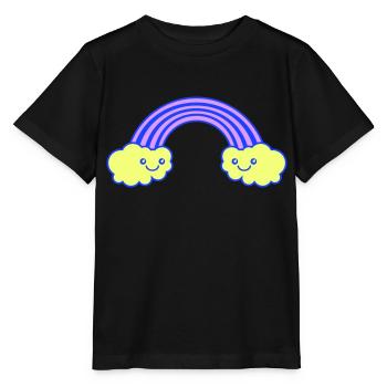 Arc-en-ciel - T-shirt bio MINI CREATOR Stanley/Stella Enfant - noir - Devant - Mikhail (115cm)
