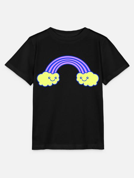 Regenbogen - Stanley/Stella Kinder T-Shirt MINI CREATOR  - Schwarz