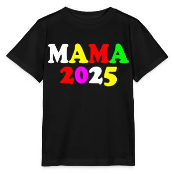 Mama 2025 - Stanley/Stella Kinder T-Shirt MINI CREATOR  - Schwarz - Vorne - Mikhail (115cm)