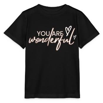 Vous êtes merveilleux - T-shirt bio MINI CREATOR Stanley/Stella Enfant - noir - Devant - Mikhail (115cm)