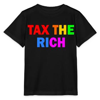 Tax the rich - Stanley/Stella MINI CREATOR Kids’ T-Shirt - black - Front - Mikhail (115cm)