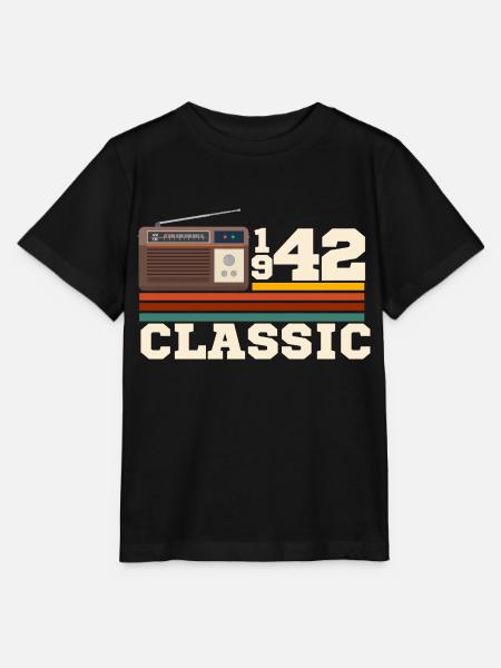 Jubiläum 1942 Retro-Klassiker - Stanley/Stella Kinder T-Shirt MINI CREATOR  - Schwarz