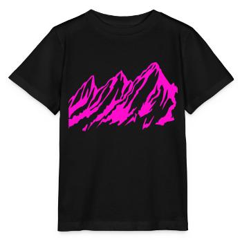 Berge - Berg - Stanley/Stella Kinder T-Shirt MINI CREATOR  - Schwarz - Vorne - Mikhail (115cm)