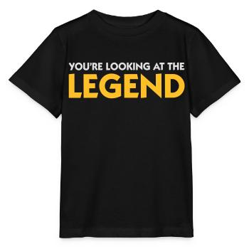 Die Legende liegt vor dir! - Stanley/Stella Kinder T-Shirt MINI CREATOR  - Schwarz - Vorne - Mikhail (115cm)