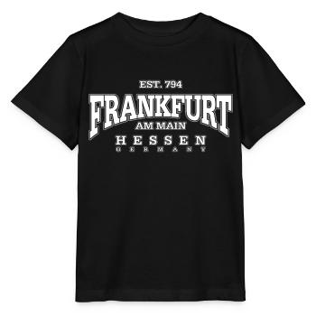 Frankfurt am Main (white) - Stanley/Stella Kinder T-Shirt MINI CREATOR  - Schwarz - Vorne - Mikhail (115cm)