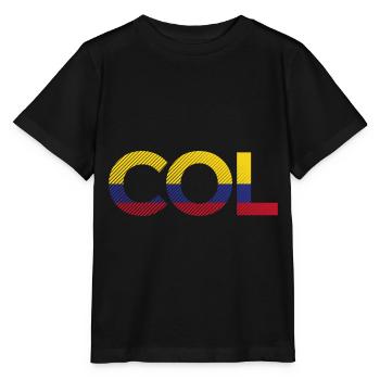 Colombie - T-shirt bio MINI CREATOR Stanley/Stella Enfant - noir - Devant - Mikhail (115cm)