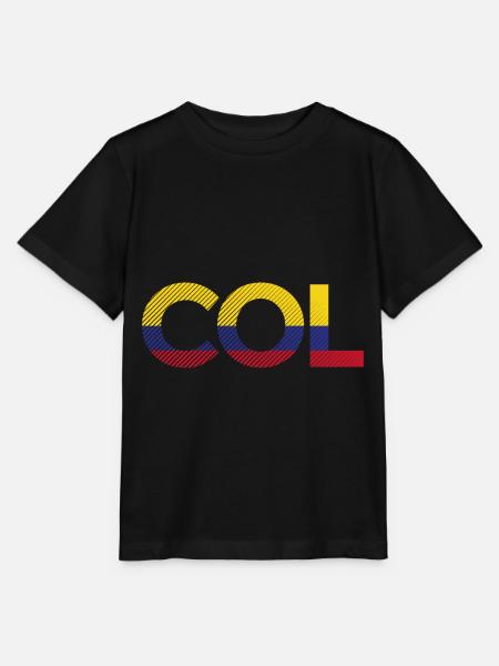 Kolumbien - Stanley/Stella Kinder T-Shirt MINI CREATOR  - Schwarz