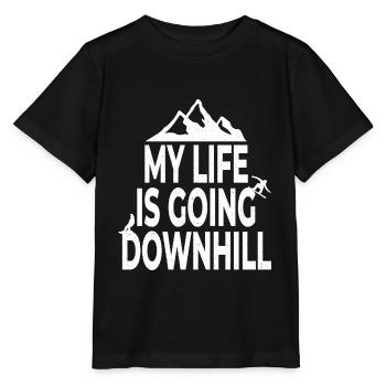 Snowboard Snowboard Snowboard - T-shirt bio MINI CREATOR Stanley/Stella Enfant - noir - Devant - Mikhail (115cm)