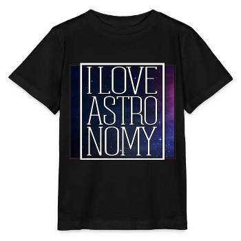Astronomie - Stanley/Stella Kinder T-Shirt MINI CREATOR  - Schwarz - Vorne - Mikhail (115cm)
