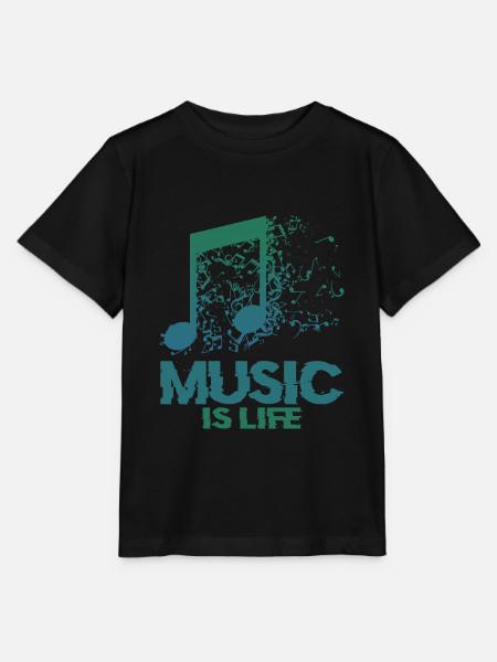 Musikalische Symbole Musik - Stanley/Stella Kinder T-Shirt MINI CREATOR - Schwarz