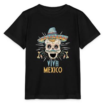 Mexico - Stanley/Stella MINI CREATOR Kids’ T-Shirt - black - Front - Mikhail (115cm)