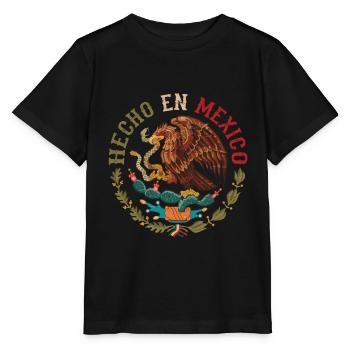 Mexiko - Stanley/Stella Kinder T-Shirt MINI CREATOR  - Schwarz - Vorne - Mikhail (115cm)