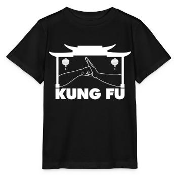 Kung Fu martial arts - Stanley/Stella MINI CREATOR Kids’ T-Shirt - black - Front - Mikhail (115cm)
