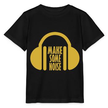 casque - T-shirt bio MINI CREATOR Stanley/Stella Enfant - noir - Devant - Mikhail (115cm)
