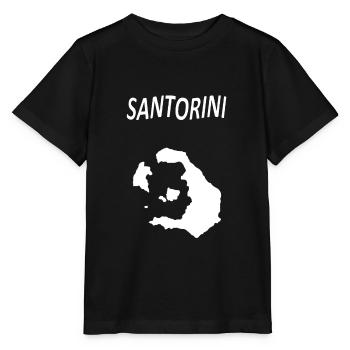 Santorini - Stanley/Stella Kinder T-Shirt MINI CREATOR  - Schwarz - Vorne - Mikhail (115cm)