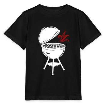 Barbecue Barbecue d’été BARBECUE Barbecue Grill saison - T-shirt bio MINI CREATOR Stanley/Stella Enfant - noir - Devant - Mikhail (115cm)