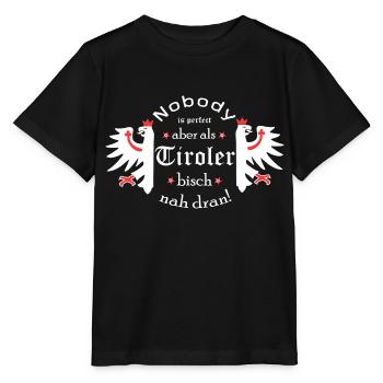 Tirol - Stanley/Stella Kinder T-Shirt MINI CREATOR  - Schwarz - Vorne - Mikhail (115cm)