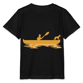 Kanu - Stanley/Stella Kinder T-Shirt MINI CREATOR  - Schwarz - Vorne - Mikhail (115cm)