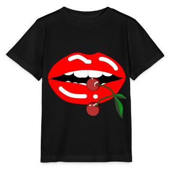 Bouche de cerise - T-shirt bio MINI CREATOR Stanley/Stella Enfant - noir - Devant - Mikhail (115cm)
