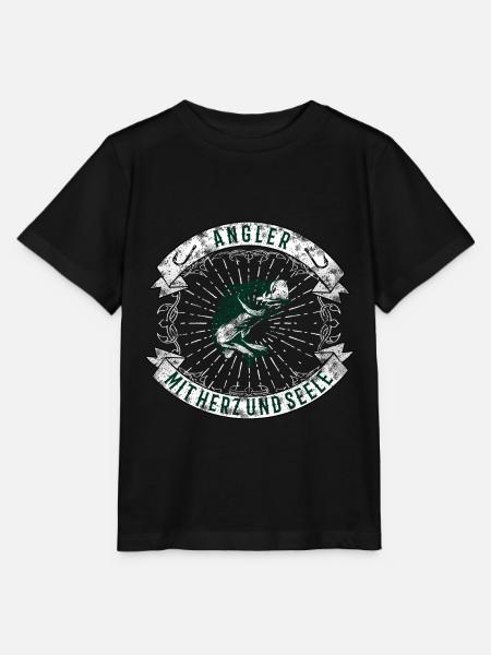 Angler - Stanley/Stella Kinder T-Shirt MINI CREATOR  - Schwarz