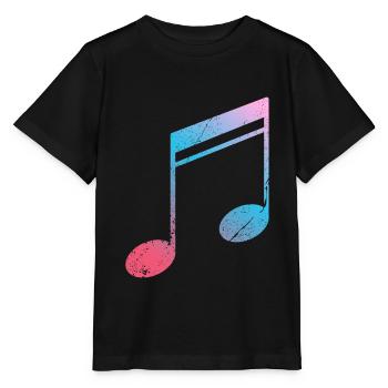 Note de musique - T-shirt bio MINI CREATOR Stanley/Stella Enfant - noir - Devant - Mikhail (115cm)