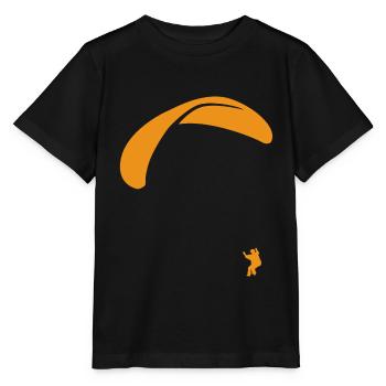 Paragliding - Stanley/Stella Kinder T-Shirt MINI CREATOR  - Schwarz - Vorne - Mikhail (115cm)