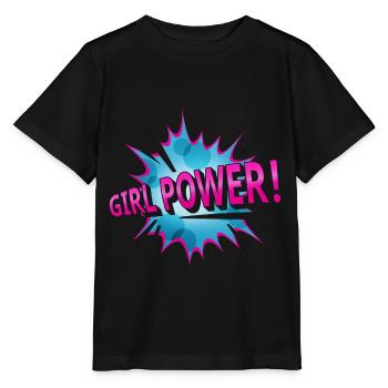 Citation - cadeau de dessin animé de fille comique Power Pop Art - T-shirt bio MINI CREATOR Stanley/Stella Enfant - noir - Devant - Mikhail (115cm)