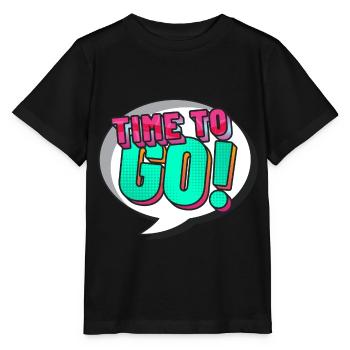 Speech Bubble Cartoon Cartoon Gift Pop Art Quote - Stanley/Stella MINI CREATOR Kids’ T-Shirt - black - Front - Mikhail (115cm)