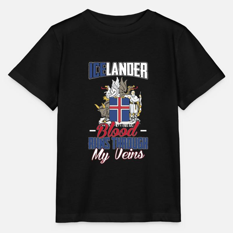 Islande - T-shirt bio MINI CREATOR Stanley/Stella Enfant - noir