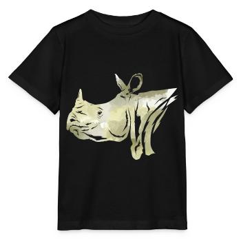 Nashorn - Stanley/Stella Kinder T-Shirt MINI CREATOR  - Schwarz - Vorne - Mikhail (115cm)