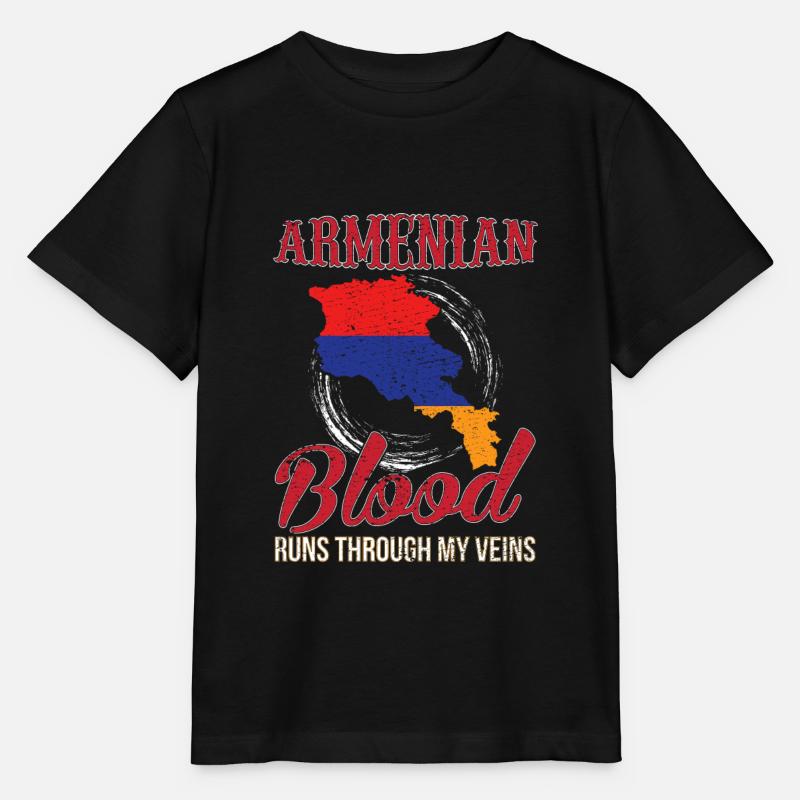 Arménie - T-shirt bio MINI CREATOR Stanley/Stella Enfant - noir
