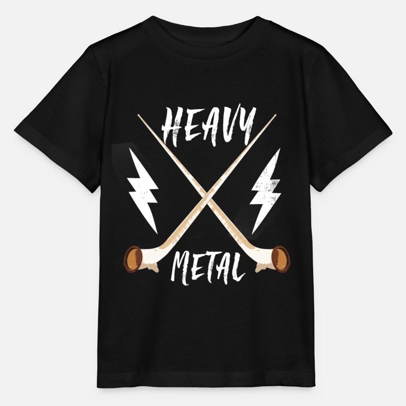 alphorn heavy metal - Stanley/Stella Kinder T-Shirt MINI CREATOR  - Schwarz