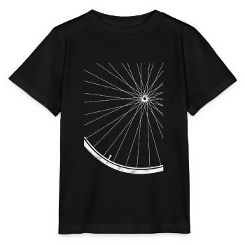 Fahrrad Speichen Shirt - Stanley/Stella Kinder T-Shirt MINI CREATOR  - Schwarz - Vorne - Mikhail (115cm)