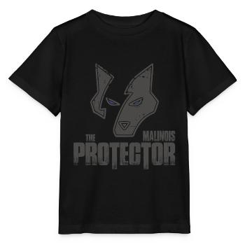 The Protector Malinois Dog Dog Gift - Stanley/Stella MINI CREATOR Kids’ T-Shirt - black - Front - Mikhail (115cm)