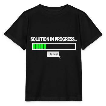 Solution in progress - Stanley/Stella MINI CREATOR Kids’ T-Shirt - black - Front - Mikhail (115cm)