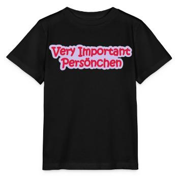 VIP Babysprüche - Stanley/Stella Kinder T-Shirt MINI CREATOR  - Schwarz - Vorne - Mikhail (115cm)
