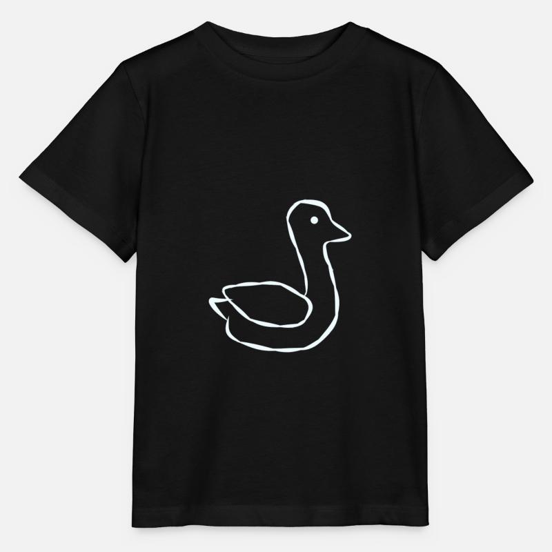 Animal canard - T-shirt bio MINI CREATOR Stanley/Stella Enfant - noir