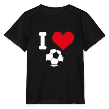 J'adore le soccer - Joueurs de soccer soccer - T-shirt bio MINI CREATOR Stanley/Stella Enfant - noir - Devant - Mikhail (115cm)
